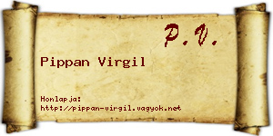 Pippan Virgil névjegykártya